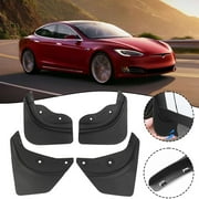 Lylong Car Accessories 4Pcs Splash Guards Mud Flaps Mudflaps Mudguard Black for Tesla for Model Y 2021-2023